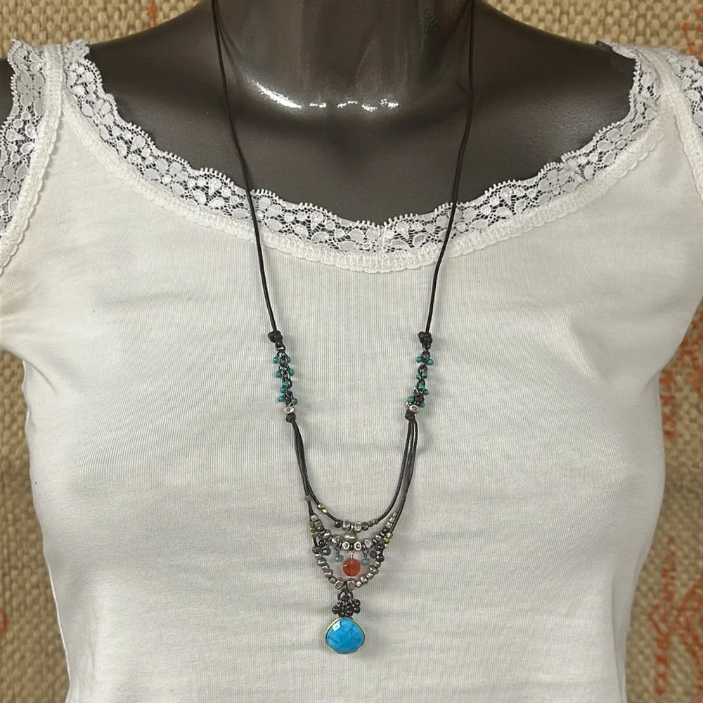 “Compendium Necklace”. New with tags and box from Sundance. - Picture 5 of 6